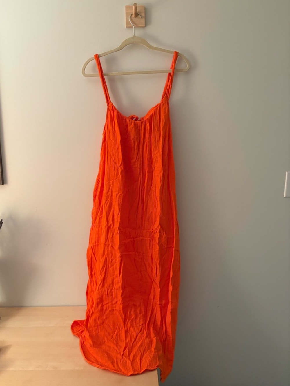 Gauzy tank maxi dress